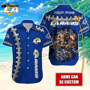 Los Angeles Rams NFL-Hawaiian Shirt Custom