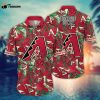 MLB Arizona Diamondbacks Hawaiian Shirt Flower Palm Tree Paradise For Fans