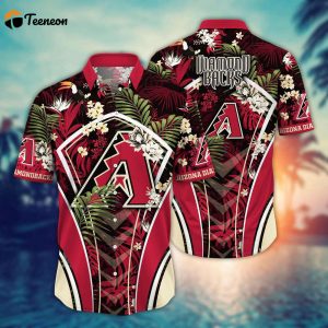 MLB Arizona Diamondbacks Hawaiian Shirt Flower Strike A Style Pose For Fans