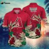 MLB Arizona Diamondbacks Hawaiian Shirt Flower Tropical Trees Pattern For Fans