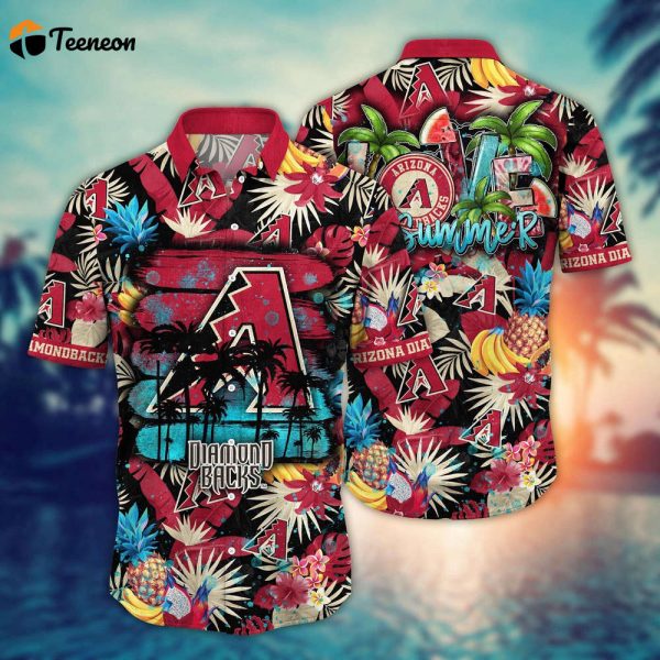 MLB Arizona Diamondbacks Hawaiian Shirt Pitch Perfect Style For Sports Fans