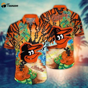 MLB Baltimore Orioles Hawaiian Shirt Diamond Dreamscape For Sports Fans