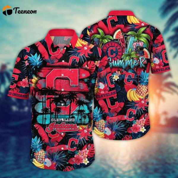 MLB Cleveland Indians Hawaiian Shirt Pitch Perfect Style For Sports Fans