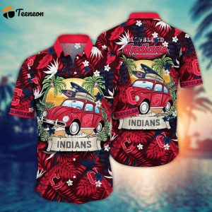 MLB Cleveland Indians Hawaiian Shirt Summer Heatwave For Sports Fans