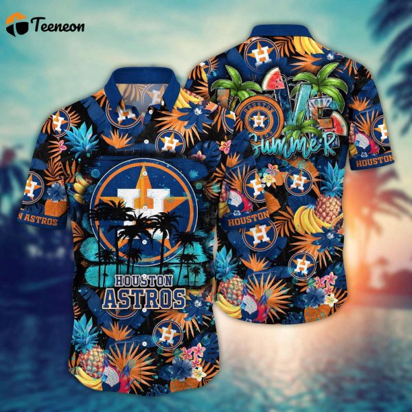 MLB Houston Astros Hawaiian Shirt Pitch Perfect Style For Sports Fans