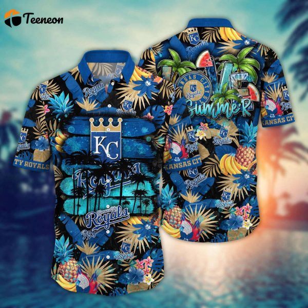 MLB Kansas City Royals Hawaiian Shirt Pitch Perfect Style For Sports Fans