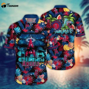 MLB Los Angeles Angels Hawaiian Shirt Pitch Perfect Style For Sports Fans