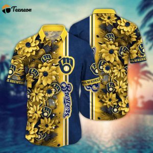 MLB Milwaukee Brewers Hawaiian Shirt Steal The Bases Steal The Show For Fans