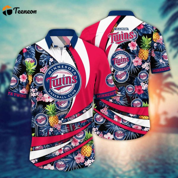 MLB Minnesota Twins Hawaiian Shirt Flower Bloom In Glory For Fans