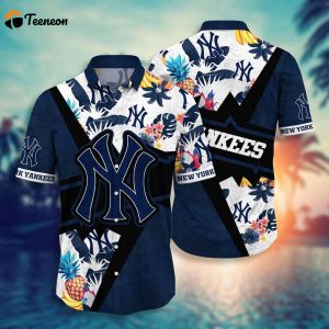 MLB New York Yankees Hawaiian Shirt Flower Swing Into Sunset For Fans