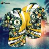 MLB Oakland Athletics Hawaiian Shirt Flower Bloom In Glory For Fans