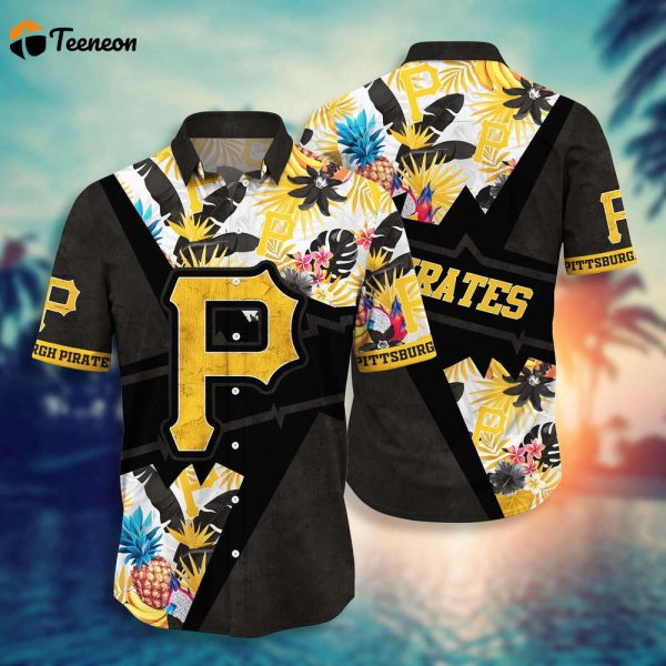 MLB Pittsburgh Pirates Hawaiian Shirt Flower Swing Into Sunset For Fans