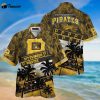 MLB Pittsburgh Pirates Hawaiian Shirt Palm Tree Pattern For Fans Sports