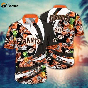 MLB San Francisco Giants Hawaiian Shirt Flower Bloom In Glory For Fans