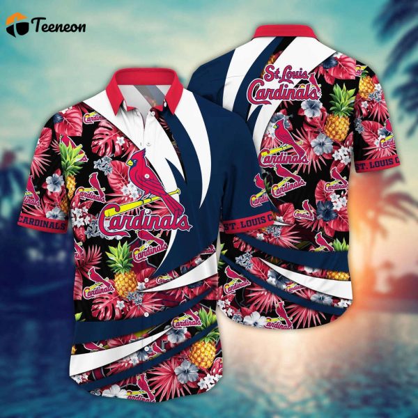 MLB St. Louis Cardinals Hawaiian Shirt Flower Bloom In Glory For Fans