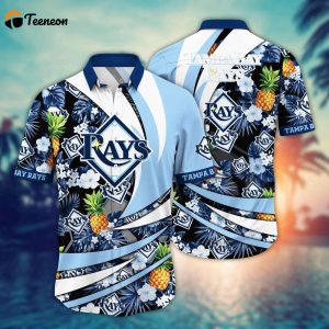 MLB Tampa Bay Rays Hawaiian Shirt Flower Bloom In Glory For Fans