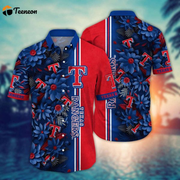 MLB Texas Rangers Hawaiian Shirt Steal The Bases Steal The Show For Fans