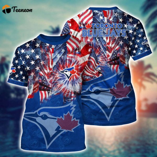 MLB Toronto Blue Jays 3D T-Shirt Hawaiian Heatwave For Fans Sports