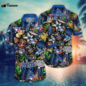 MLB Toronto Blue Jays Hawaiian Shirt Flower Strike A Style Statement For Fans