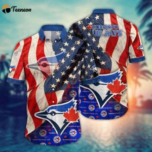 MLB Toronto Blue Jays Hawaiian Shirt Flower Swing into Hawaiianan Chic For Fans