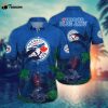 MLB Toronto Blue Jays Hawaiian Shirt Flower Tropical Trees Pattern For Fans