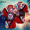 MLB Washington Nationals Hawaiian Shirt Flower Swing Into Sunset For Fans