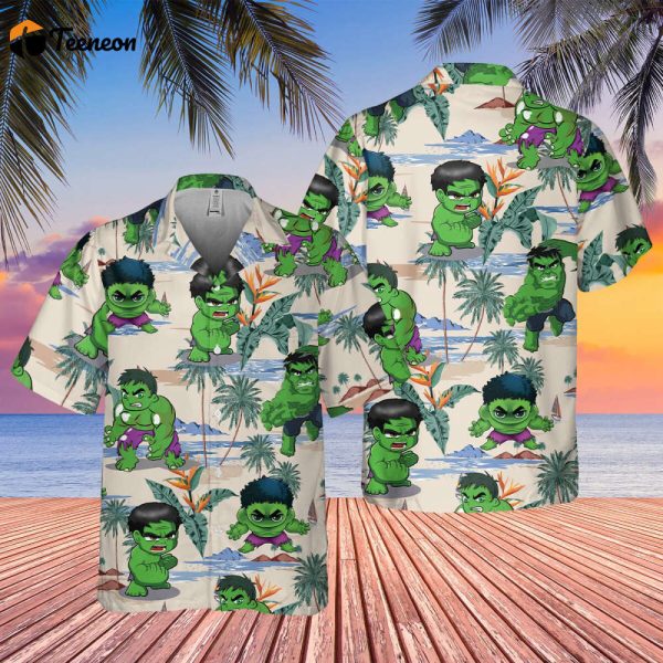 Marvel Hulk Hawaiian Shirt