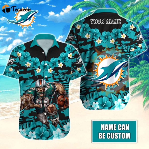 Miami Dolphins NFL-Hawaiian shirt Custom