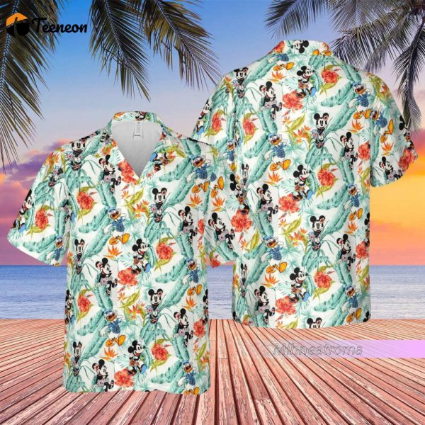 Mickey Mouse And Friends Hawaiian Shirt