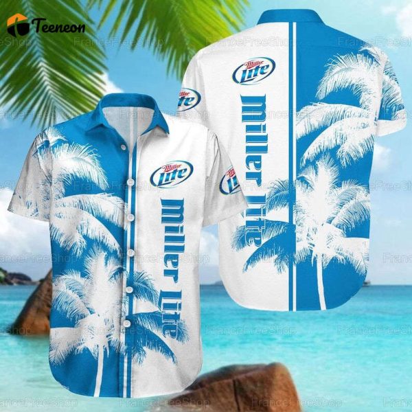 Miller Lite Fathe Day Beer Hawaiian Shirt Gift For Men And Women