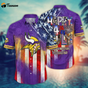 Minnesota Vikings NFL Hawaii Shirt Independence Day