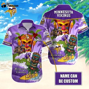 Minnesota Vikings NFL-Hawaiian shirt Custom