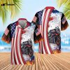 Motobike USA Flag Hawaiian Shirt