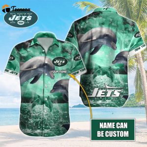 New York Jets NFL-Hawaiian Shirt Custom