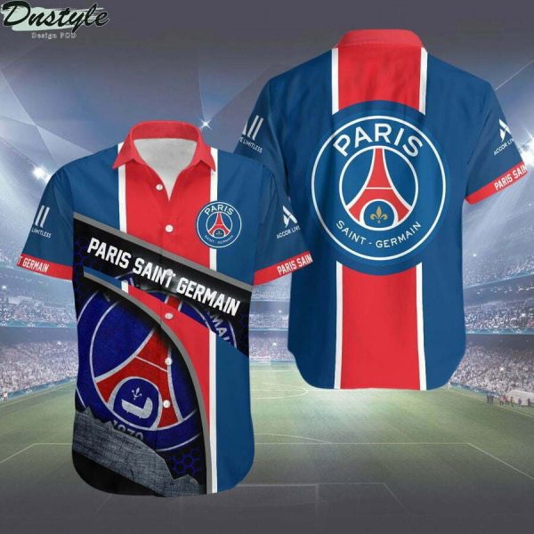 Paris SaintGermain Hawaiian Shirt