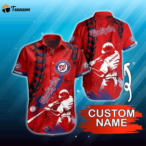 Personalized MLB Washington Nationals Hawaiian Shirt Summer Symphony For Fans