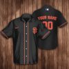 Personalized Name And Number San Francisco Giants 3d Hawaiian Shirt – Black