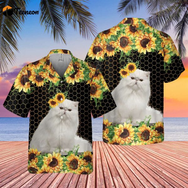 Personalized Photo Cat Hawaiian Shirt