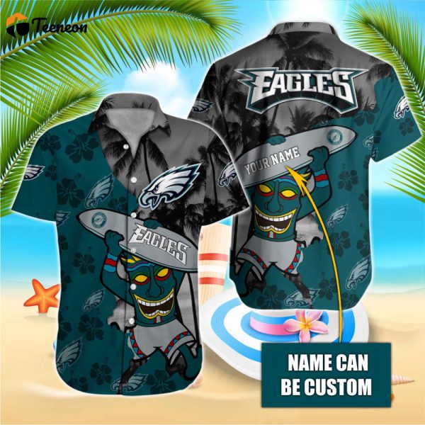 Philadelphia Eagles NFL-Hawaiian Shirt Custom