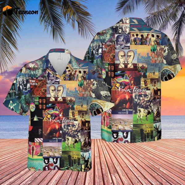 Pink Floyd Albums Collage Hawaiian Shirt Gift For Men Women