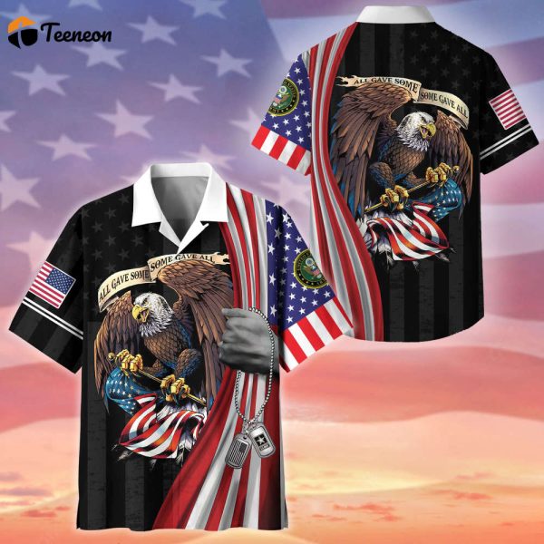 Premium Eagle US Veteran Hawaii Shirt For Men And Women