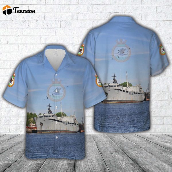 Royal Canadian Navy HMCS Cormorant ASL 20 Hawaiian Shirt Gift for Dad Father Days