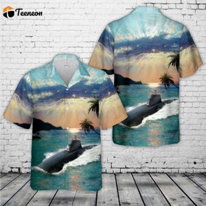 Royal Navy Dreadnought-class submarine Hawaiian Shirt Gift for Dad Father Days