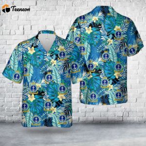 Royal Navy Sea Cadet Corps Hawaiian Shirt: Perfect Father s Day Gift for Dad