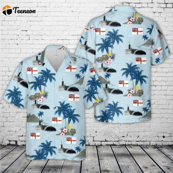 Royal Navy Submarine Service Hawaiian Shirt Gift for Dad Father Days