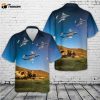 Royal Navy de Havilland Sea Vixen Hawaiian Shirt Gift for Dad Father Days