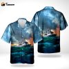 Royal New Zealand Navy RNZN HMNZS Te Kaha F77 Hawaiian Shirt Gift for Dad Father Days