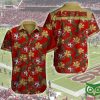 San Francisco 49ers Floral Red And Brown Yellow Hawaiian Shirt