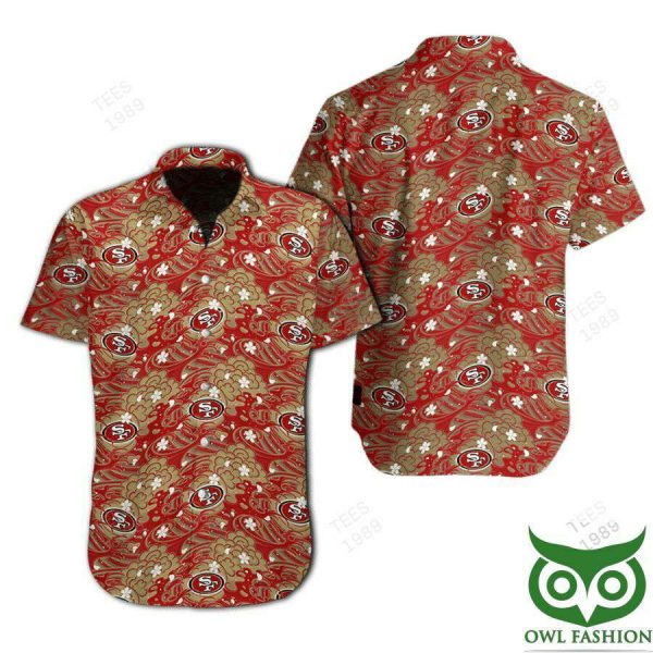 San Francisco 49ers Great Waves Of Japanese Hawaiian Shirt