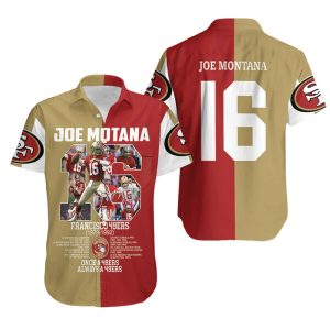 San Francisco 49ers Joe Montana Legendary Captain Hawaiian Shirt: Show Your 49ers Spirit!